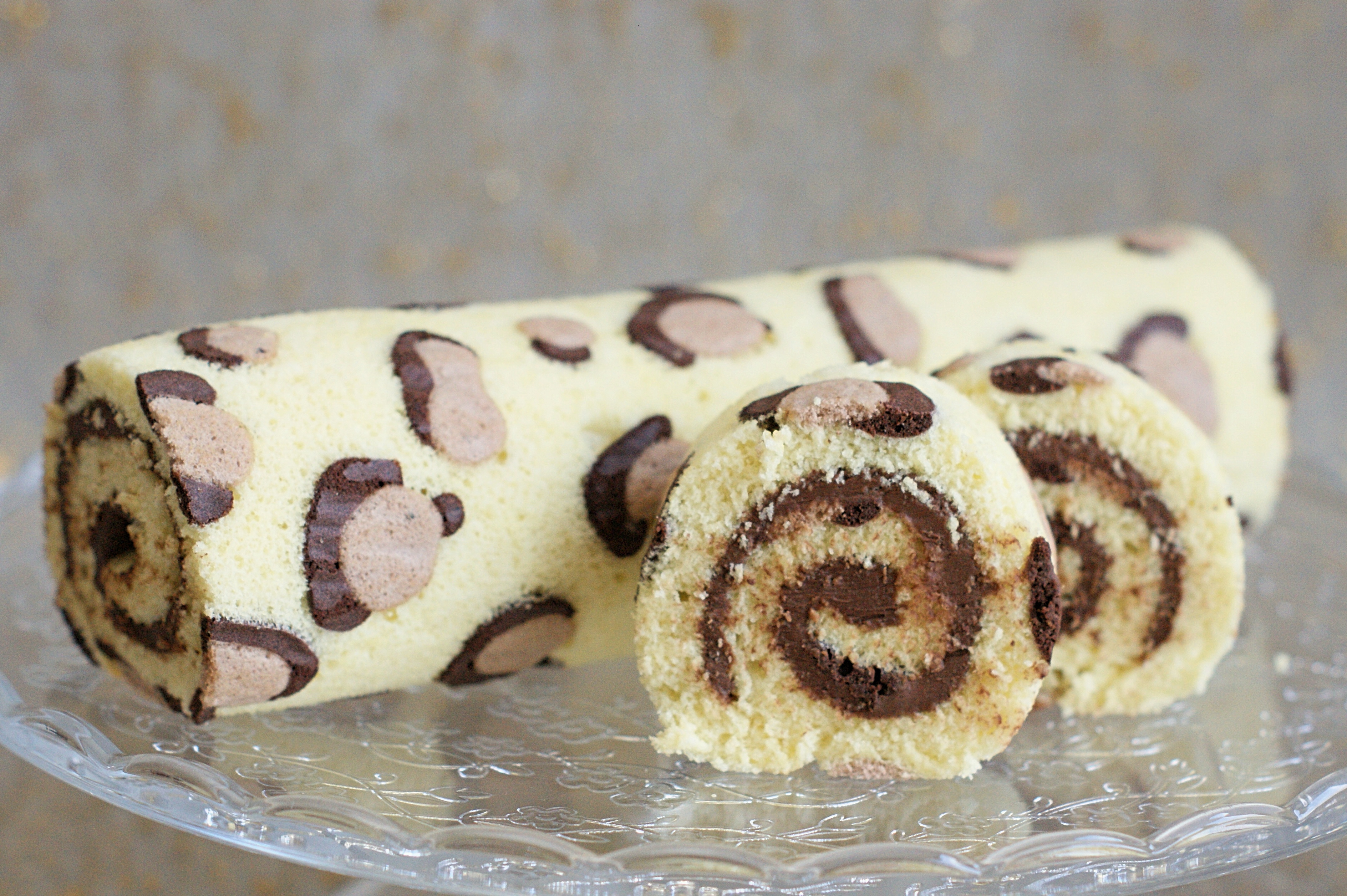 Cake Roulé Léopard