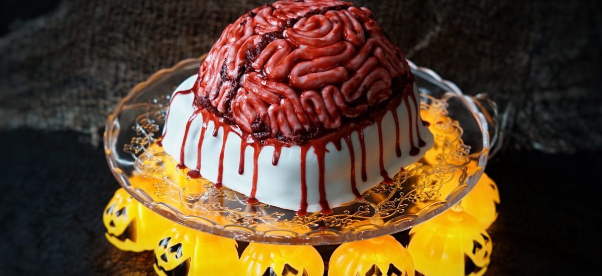 Halloween Brain Cake