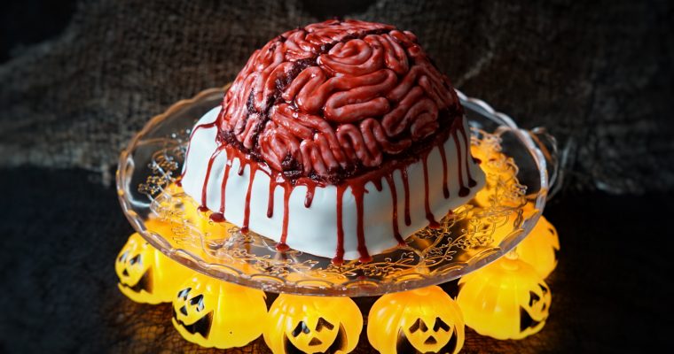 Halloween Brain Cake