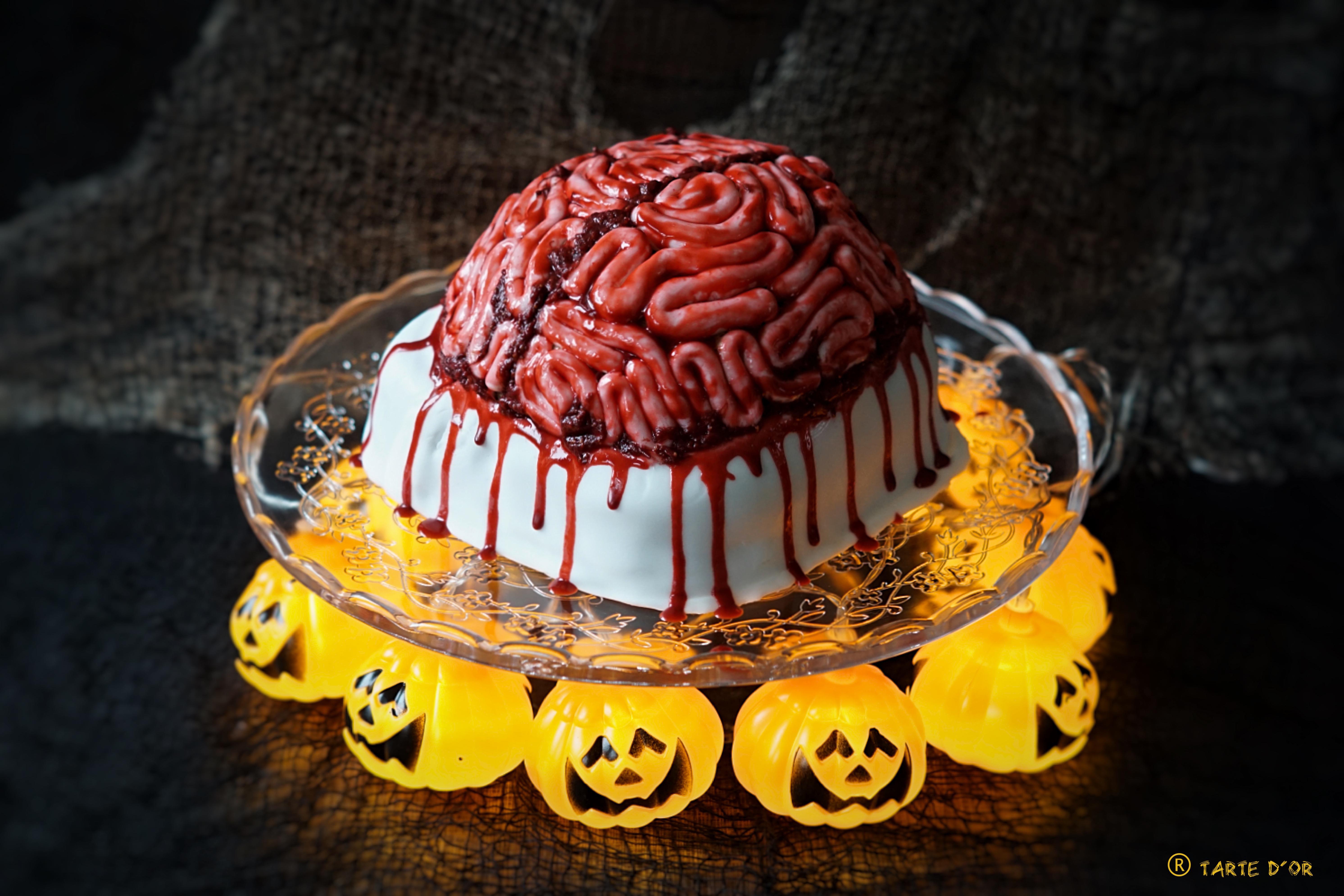 Halloween Brain Cake