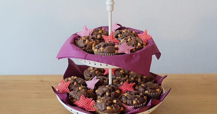 Chocolate Muffins with Butterscotch Chips