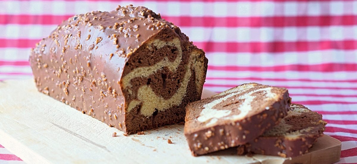 Gâteau marbré au chocolat